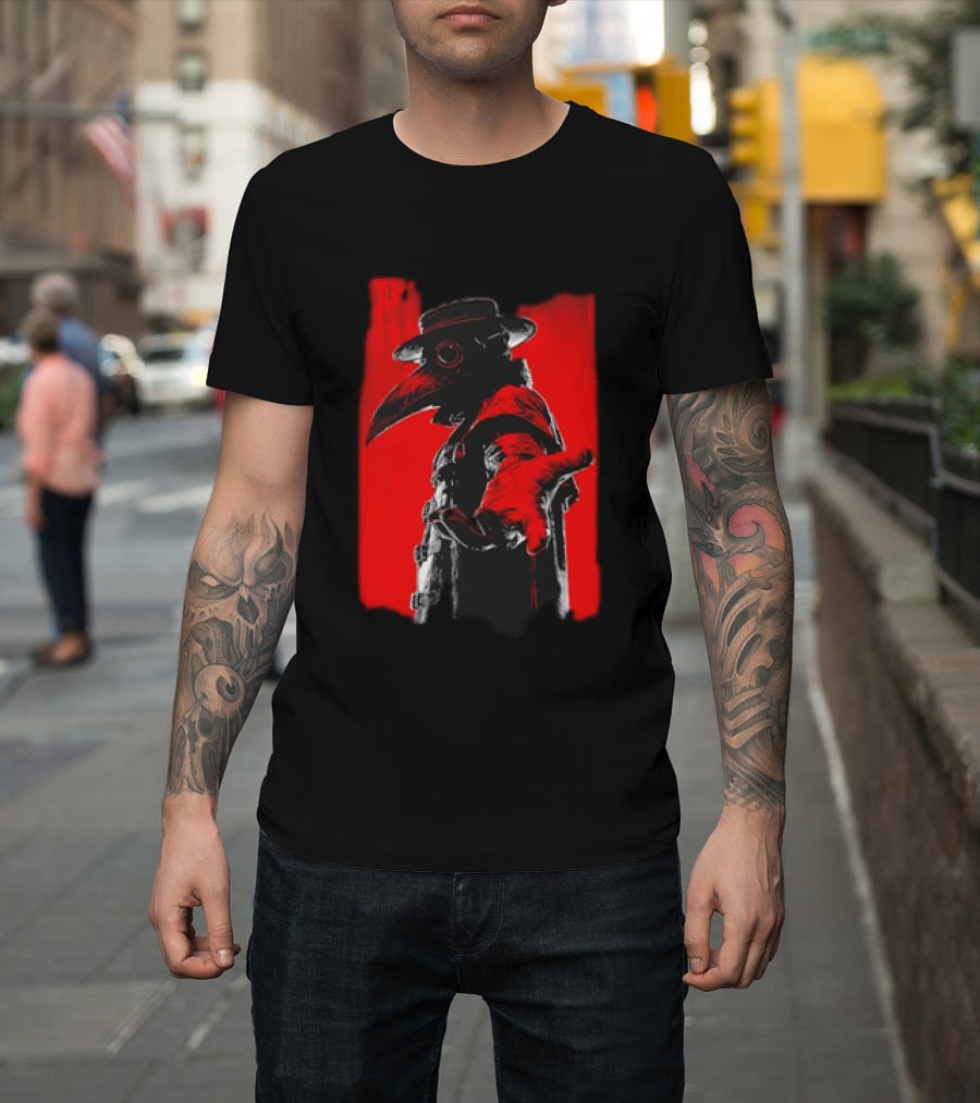 Plague Doctor Come With Me If You Want To Live Vintage Gothic T-Shirt