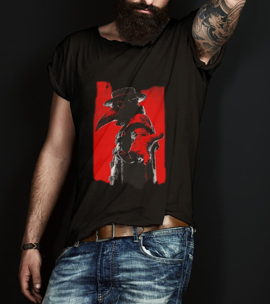 Plague Doctor Come With Me If You Want To Live Vintage Gothic T-Shirt