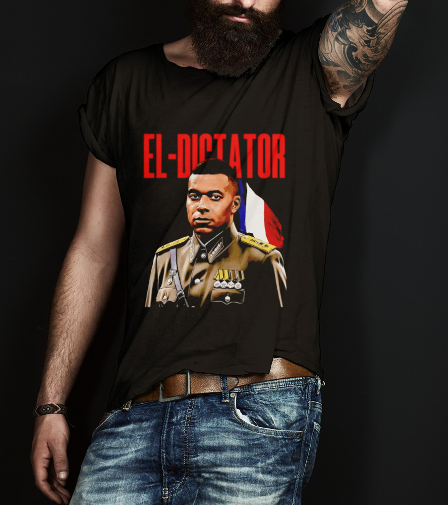 El Dictator Kylian Mbappe Military Jacket French Flag T-Shirt