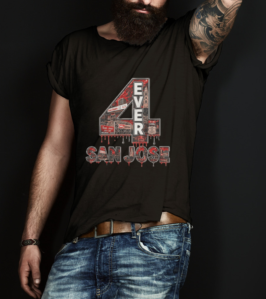 San Jose 4 Ever Econo Liquors SAP Center US 101 California T-Shirt