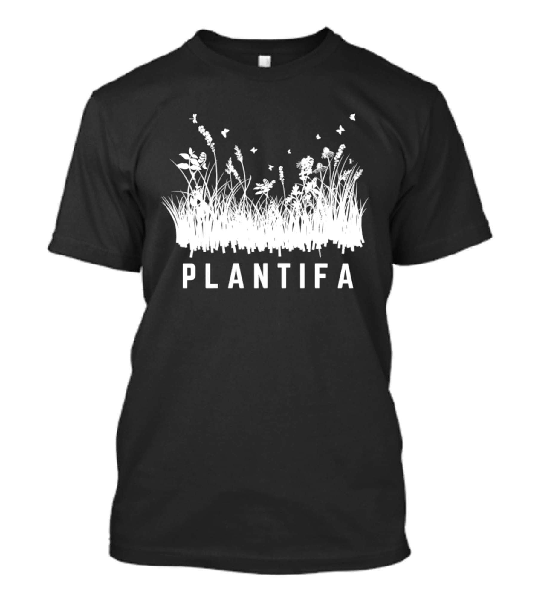 Butterflies And Plantifa Wildflowers T-Shirt