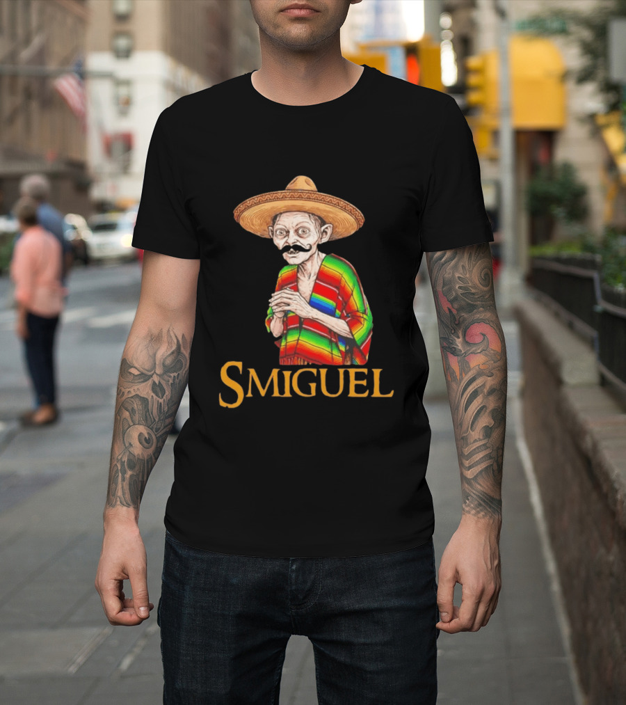 Smiguel Gollum Sombrero Rainbow Poncho T-Shirt