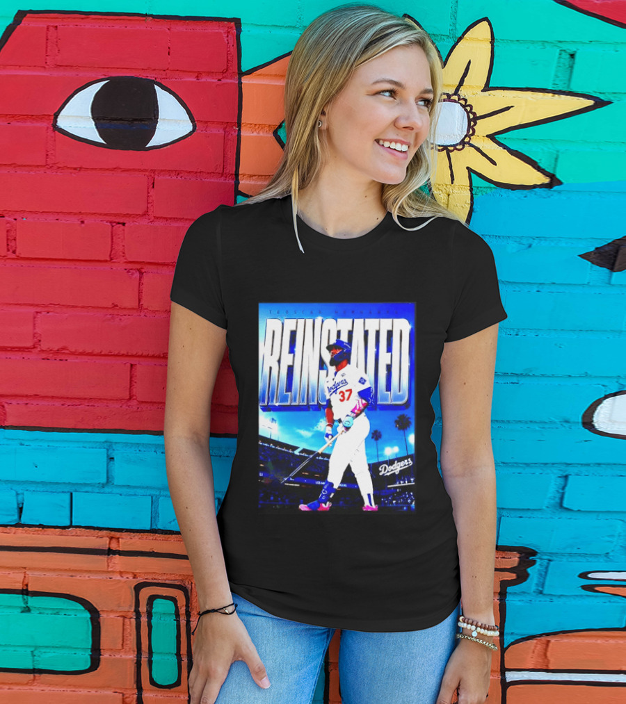 Teoscar Hernandez Reinstated Los Angeles Dodgers 37 T-Shirt