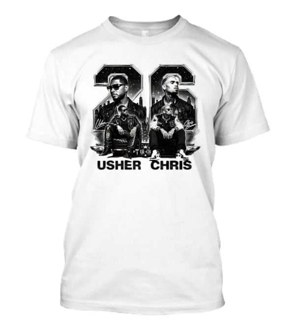 Usher Chris 26 R&B Music URCB Signatures T-Shirt