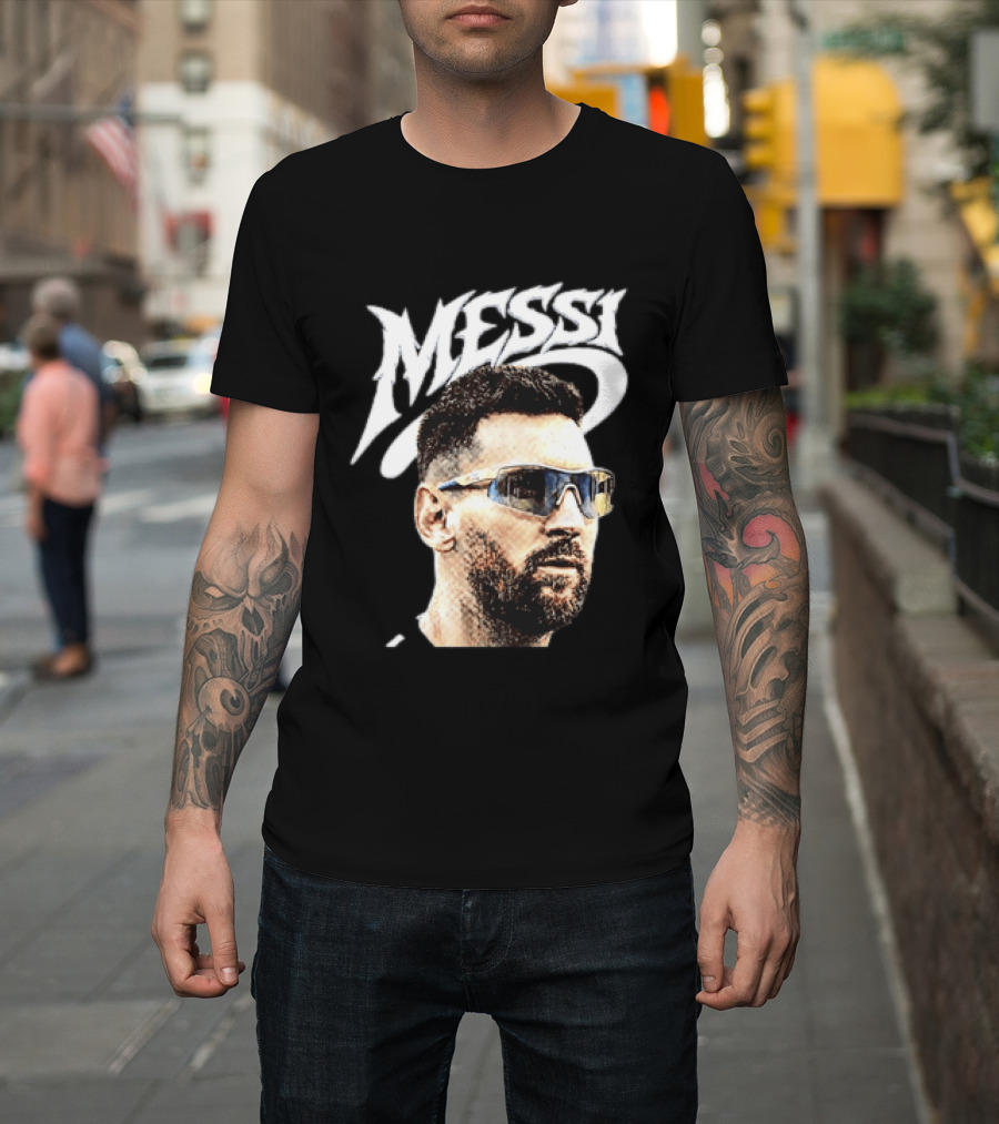 Lionel Messi Inter Miami CF Halftone Featuring T-Shirt