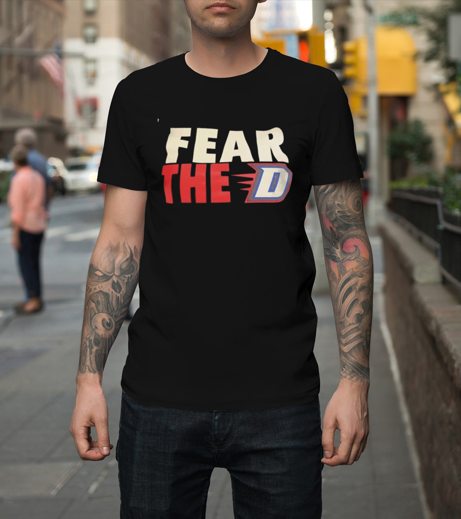 Fear The D DePaul Blue Demons Basketball Team Spirit T-Shirt