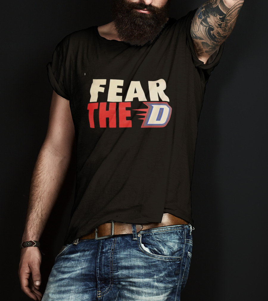 Fear The D DePaul Blue Demons Basketball Team Spirit T-Shirt