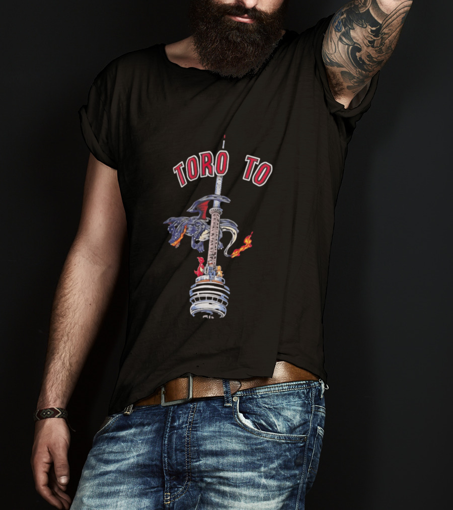 Toronto CN Tower Ash Charizard T-Shirt
