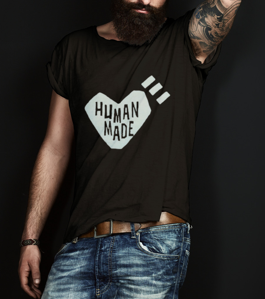 Ningensei Aizome Heart Human Made T-Shirt