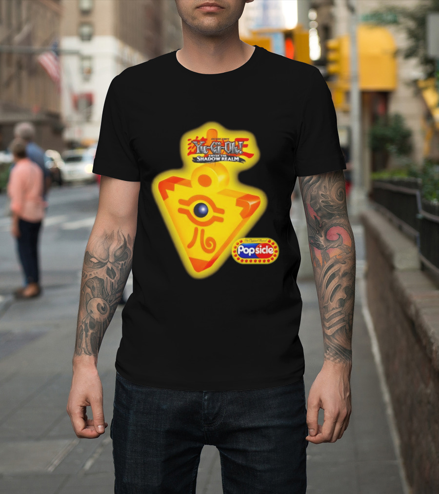 Shonen Jump Yu Gi Oh Enter The Shadow Realm Millennium Puzzle Popsicle T-Shirt