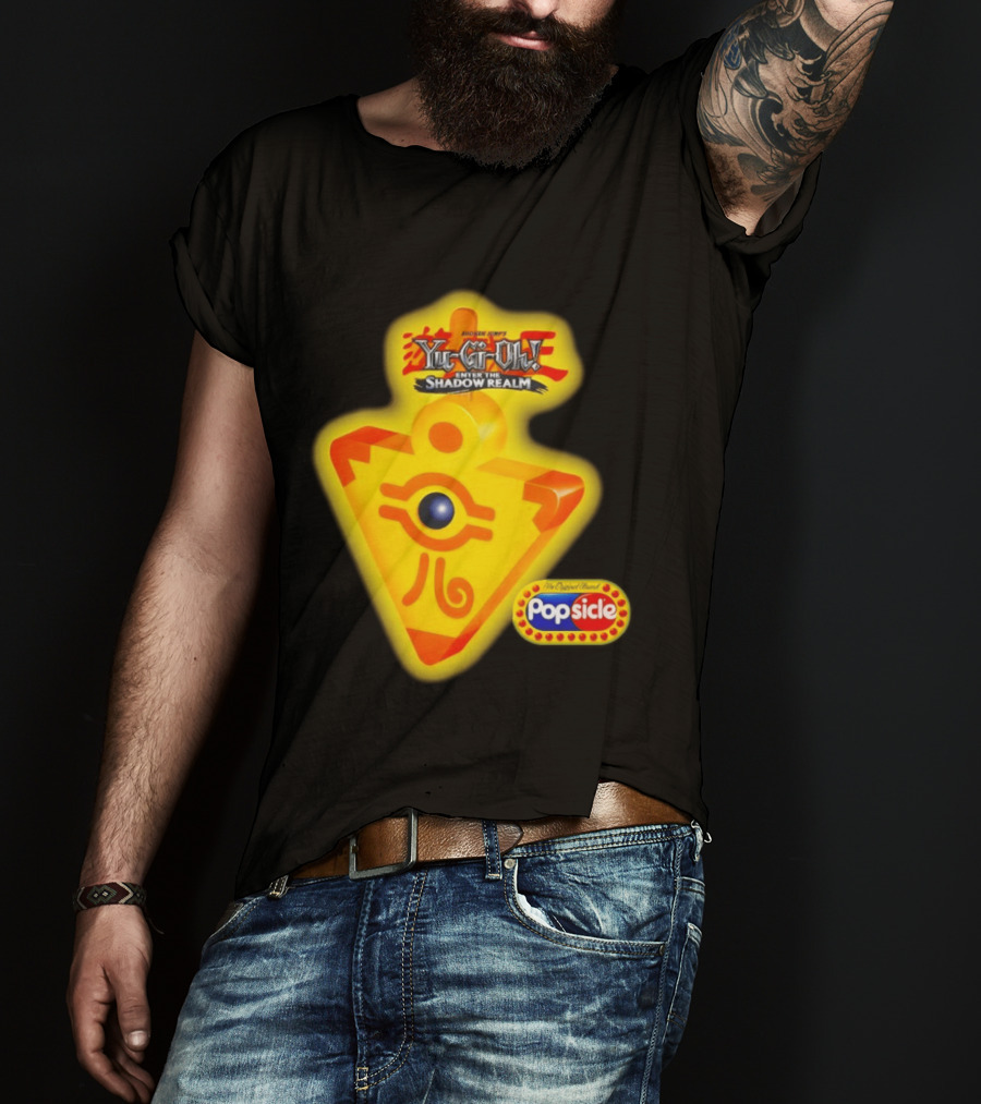 Shonen Jump Yu Gi Oh Enter The Shadow Realm Millennium Puzzle Popsicle T-Shirt