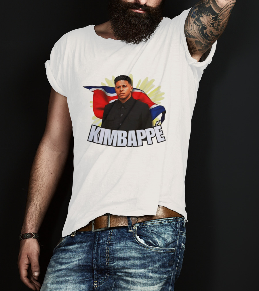 Kimbappé North Korea Leader Red Flag Fusion T-Shirt