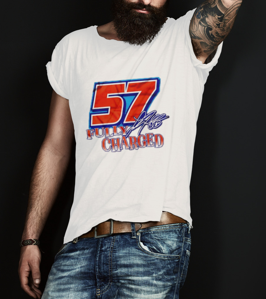 Kyle Larson 57 Fully Charged Hendrick Motorsports Racing Fan T-Shirt