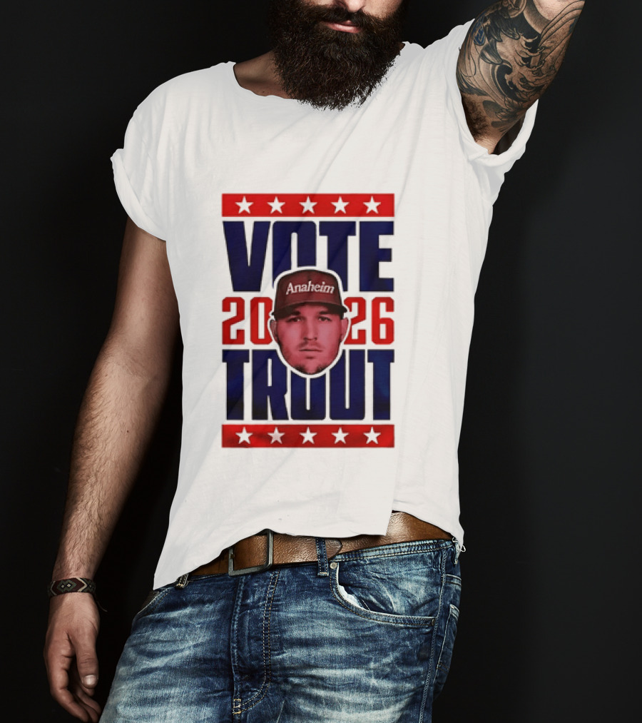 Vote Mike Trout Los Angeles Angels 2026 T-Shirt
