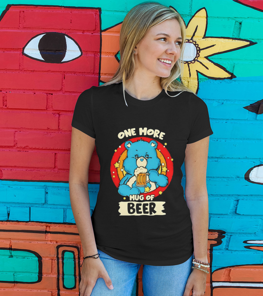 One More Of Beer Drinking Bear T-Shirt