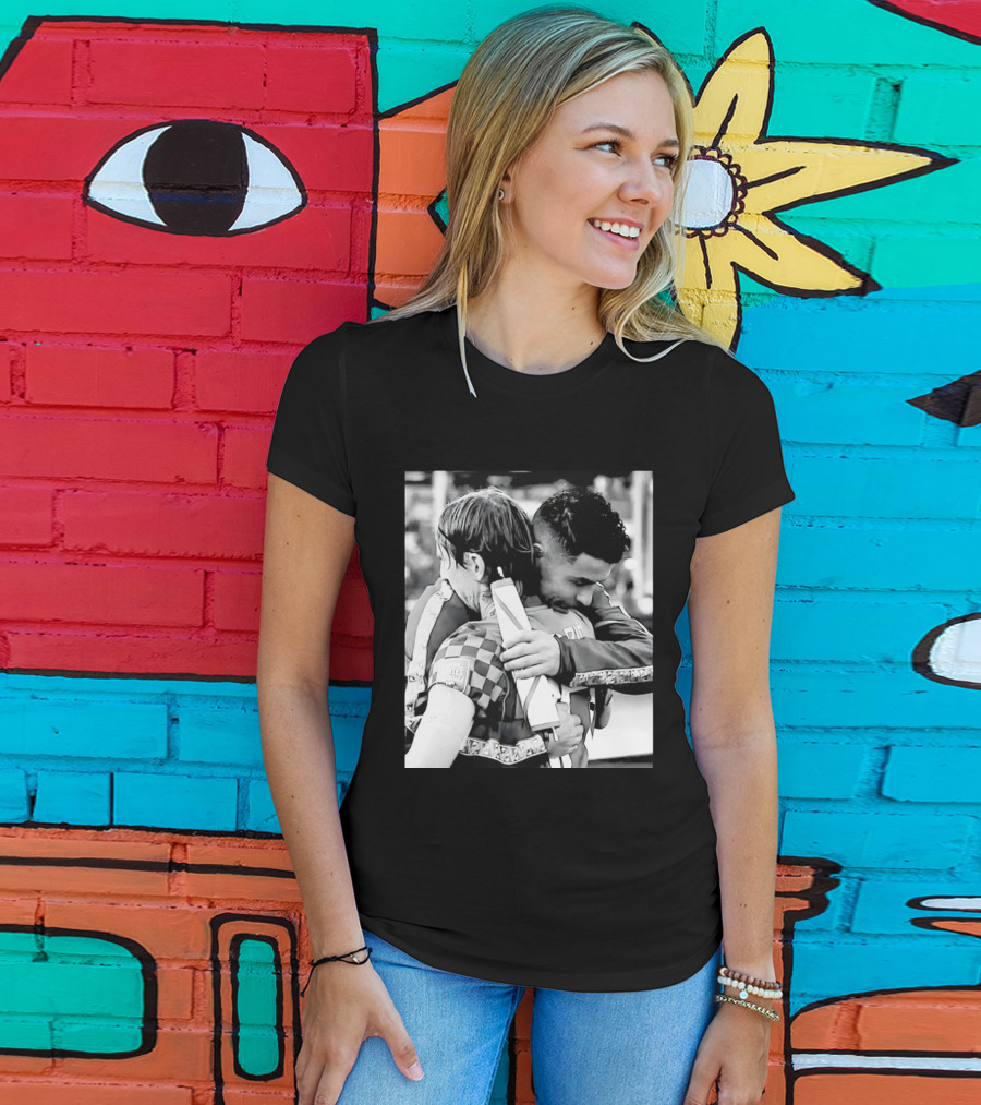 Football Unites The World Luka Modrić Cristiano Ronaldo Hug Memorial T-Shirt