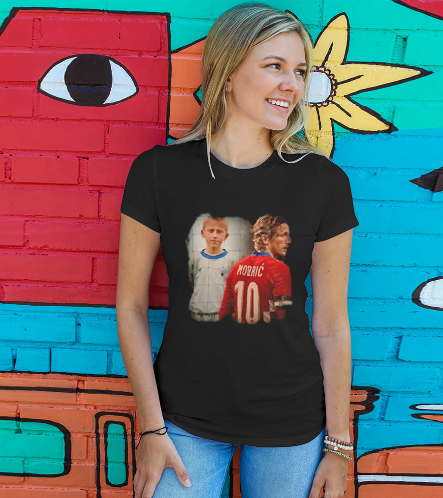 Luka Modrić Croatia National Team The Last Dance Young Modrić 10 T-Shirt