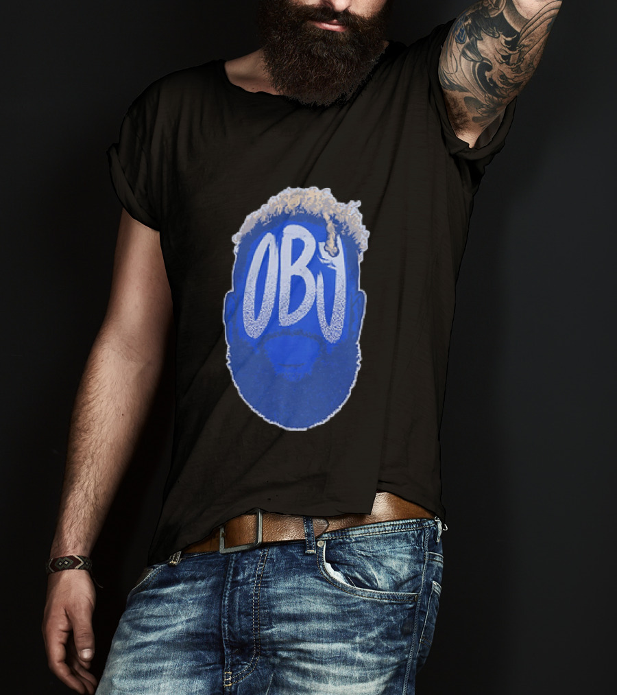 OBJ Odell Beckham Jr Big Head New York Giants T-Shirt