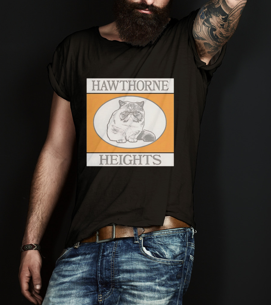 Hawthorne Heights Victorious Kitty Emo Band Feline T-Shirt