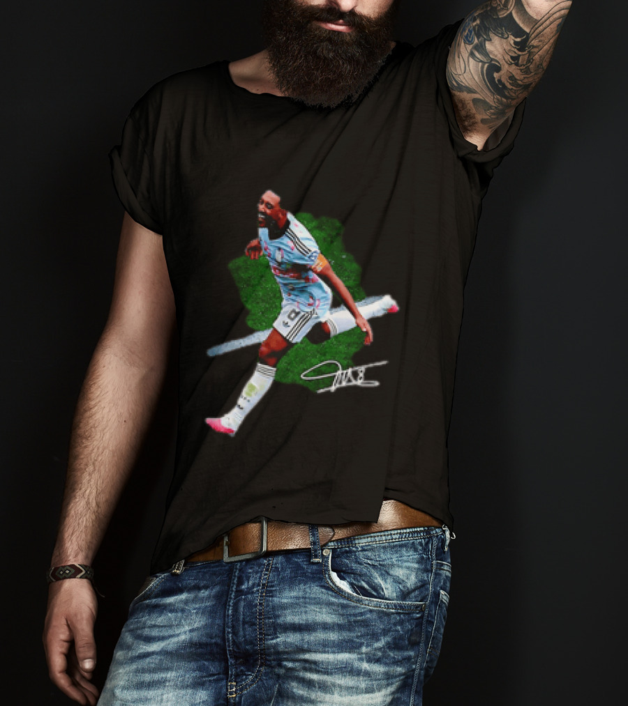 Youri Tielemans Belgium National Football Player Running Celebration T-Shirt