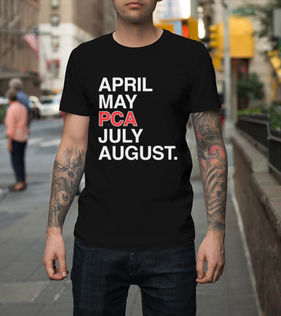 Pete Crow Armstrong PCA Chicago Cubs April May July August Calendar T-Shirt