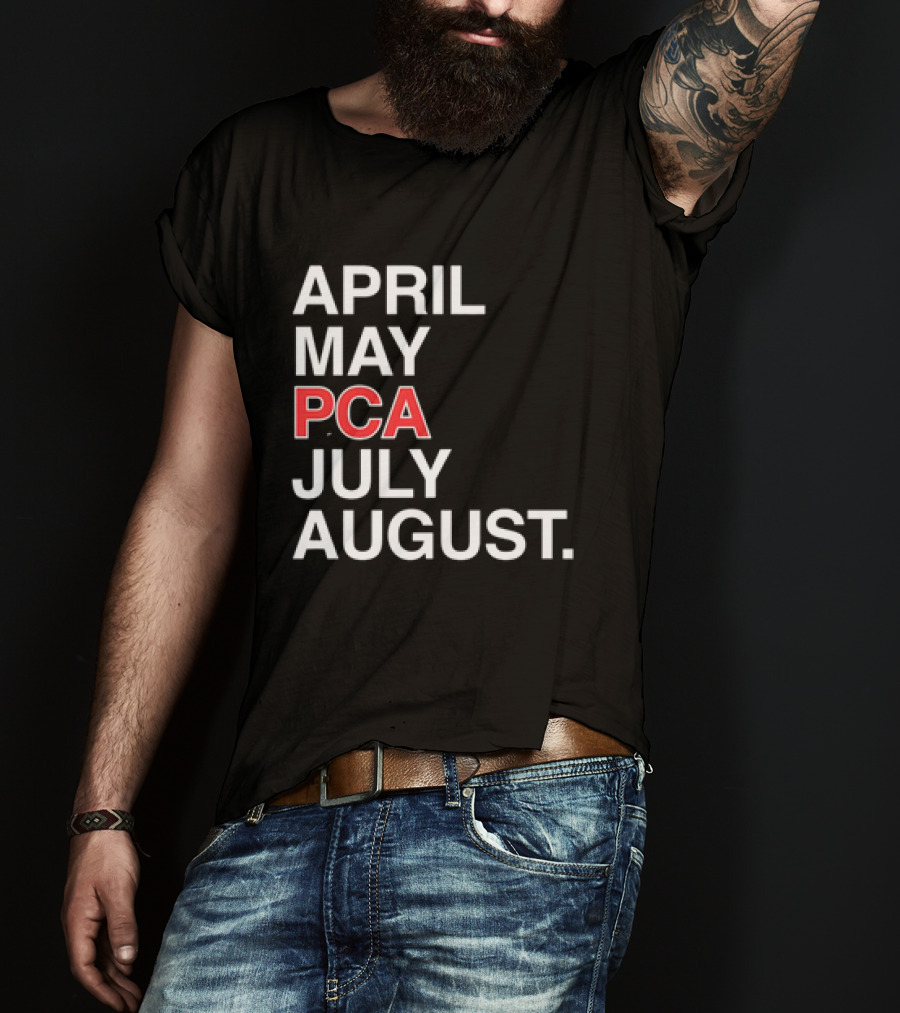 Pete Crow Armstrong PCA Chicago Cubs April May July August Calendar T-Shirt
