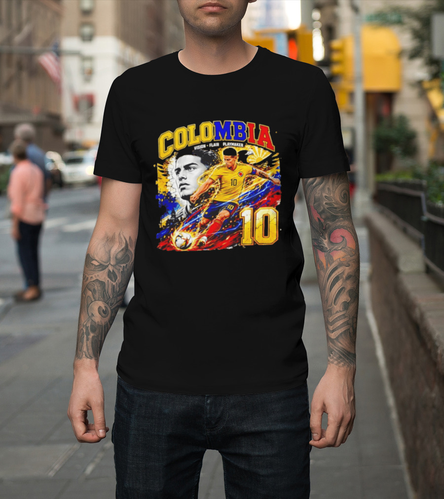Colombia Vision Flair Playmaker 10 T-Shirt