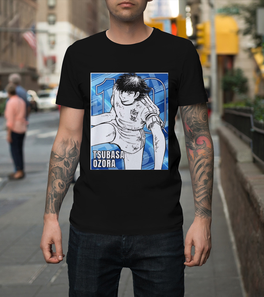 Tsubasa Ozora Nankatsu 10 Captain Tsubasa Anime Manga Series T-Shirt