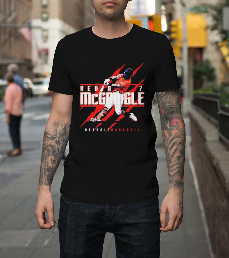 Kevin McGonigle Detroit Baseball Claws T-Shirt