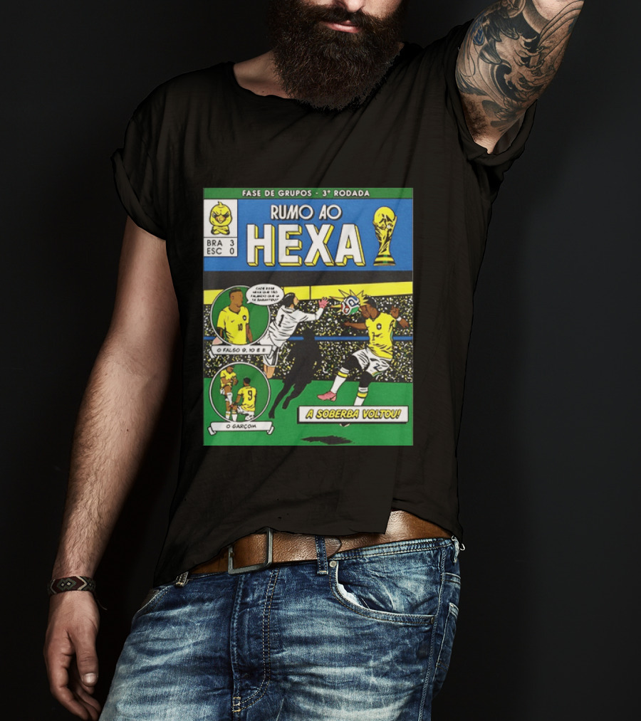 Vinicius Junior Brazil 2026 Rumo Ao Hexa Fase De Grupos O Garcom O Falso 9 A Soberba Voltou T-Shirt