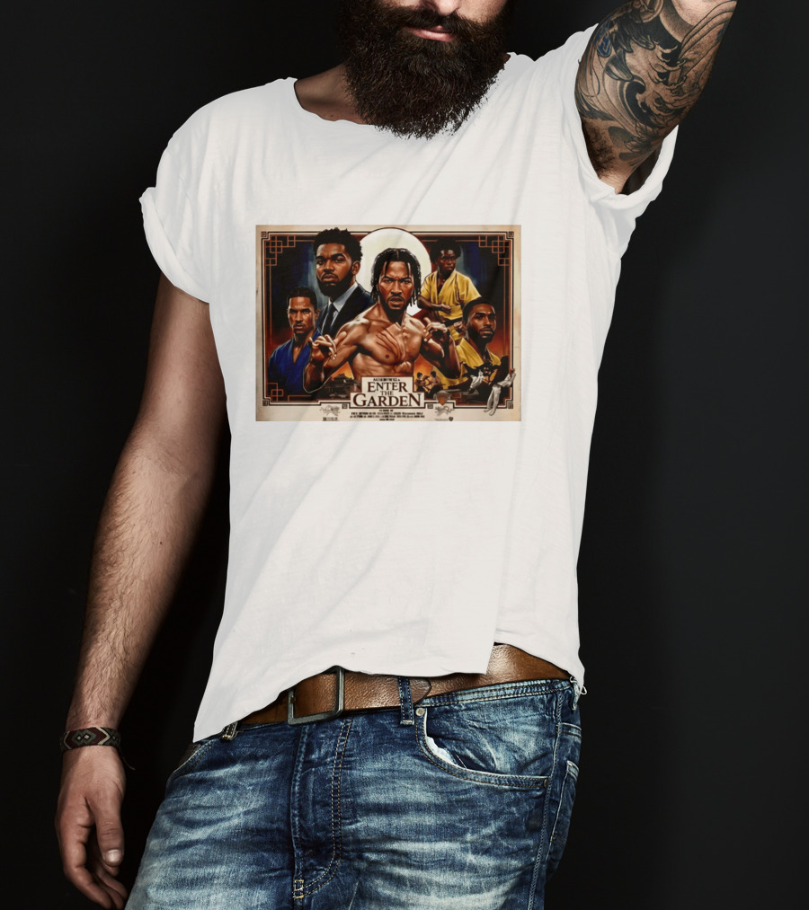 NY Knicks Enter The Garden Jalen Brunson Julius Randle Josh Hart Donte DiVincenzo T-Shirt