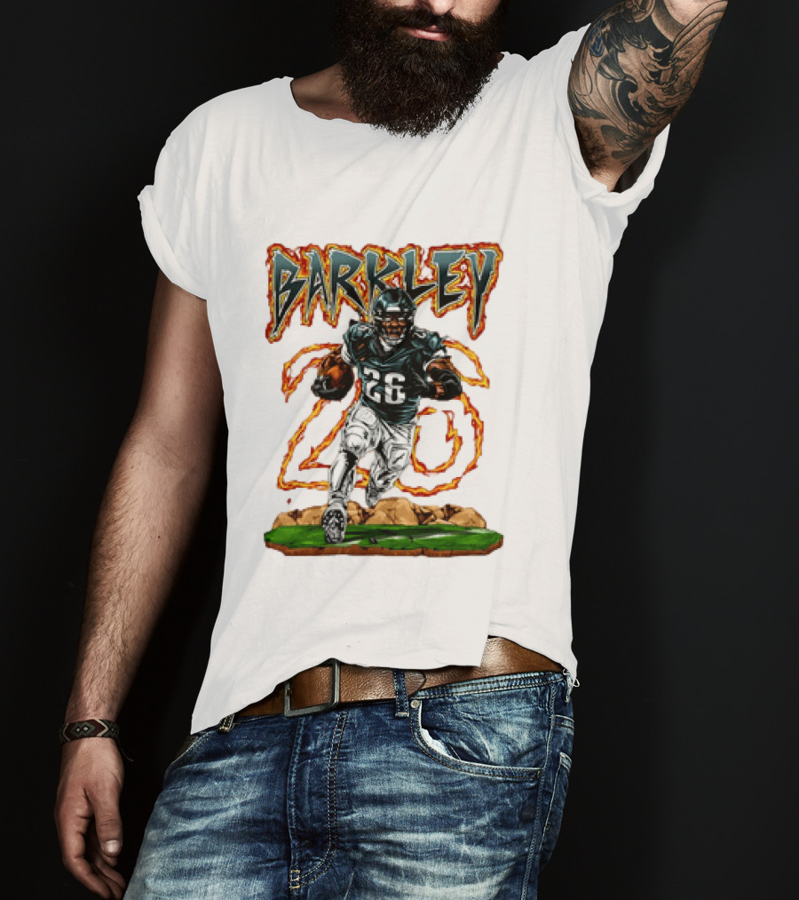 Barkley 26 Philadelphia Football Running Back T-Shirt