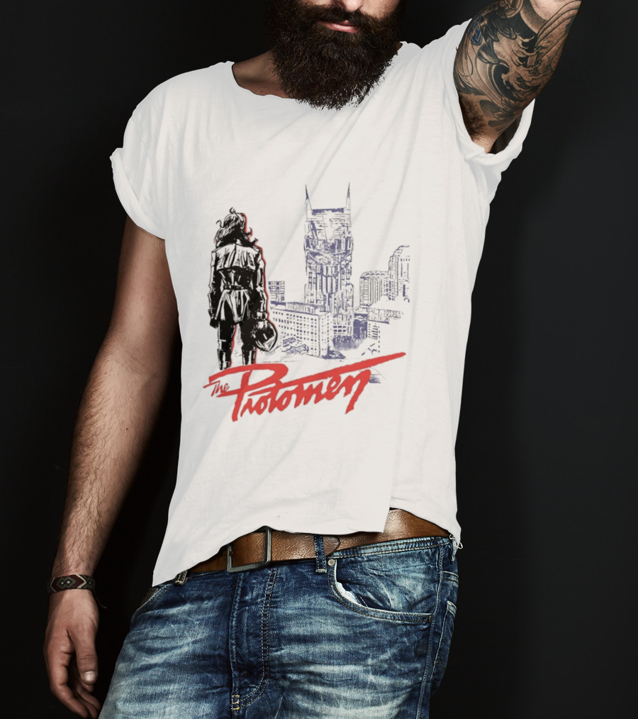The Protomen Nashville Skyline Synthwave Rock Opera T-Shirt
