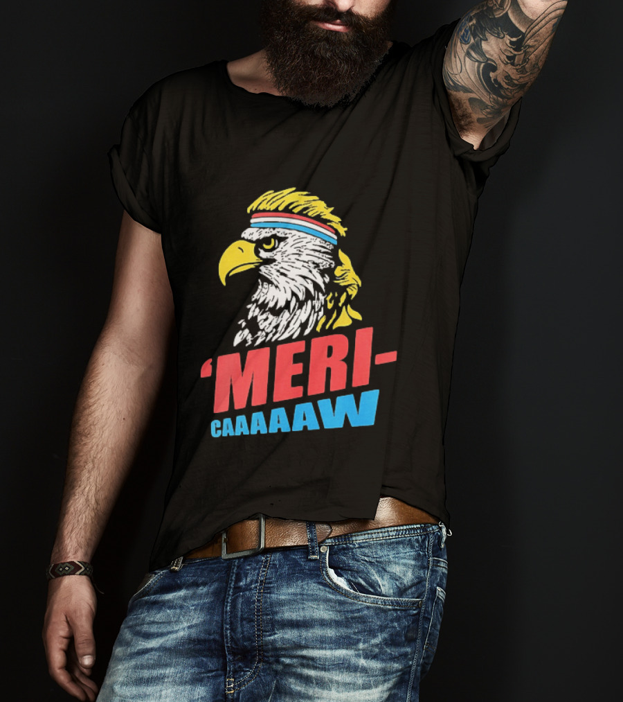 American Eagle Mericaaaaw Independence 4th Of July 2026 T-Shirt
