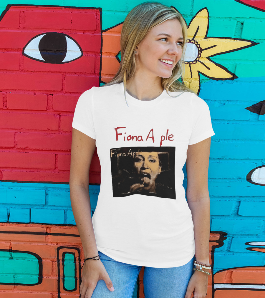 Fiona Apple Tour White Eating T-Shirt