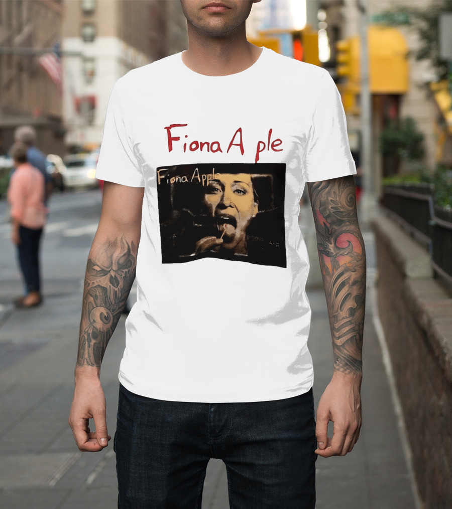 Fiona Apple Tour White Eating T-Shirt