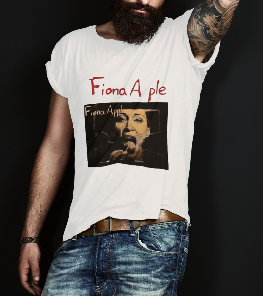 Fiona Apple Tour White Eating T-Shirt