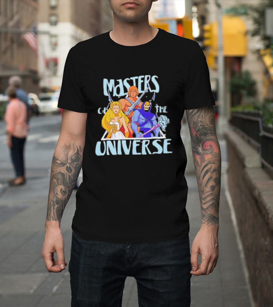 Masters Of The Universe He Man She Ra Skeletor Characters T-Shirt
