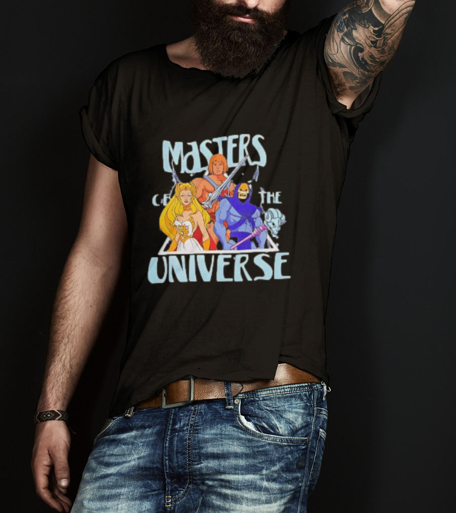 Masters Of The Universe He Man She Ra Skeletor Characters T-Shirt