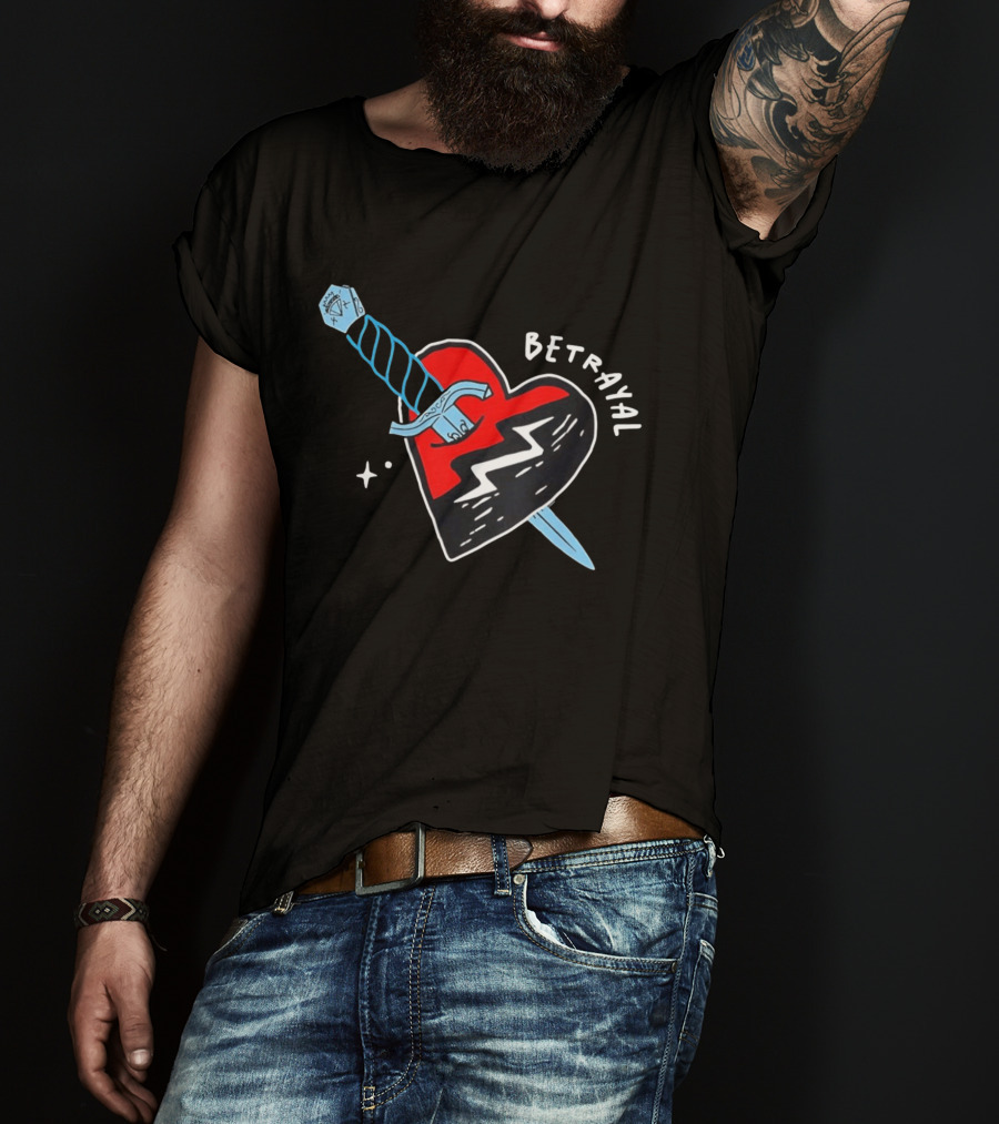 Heart Sword Betrayal T-Shirt