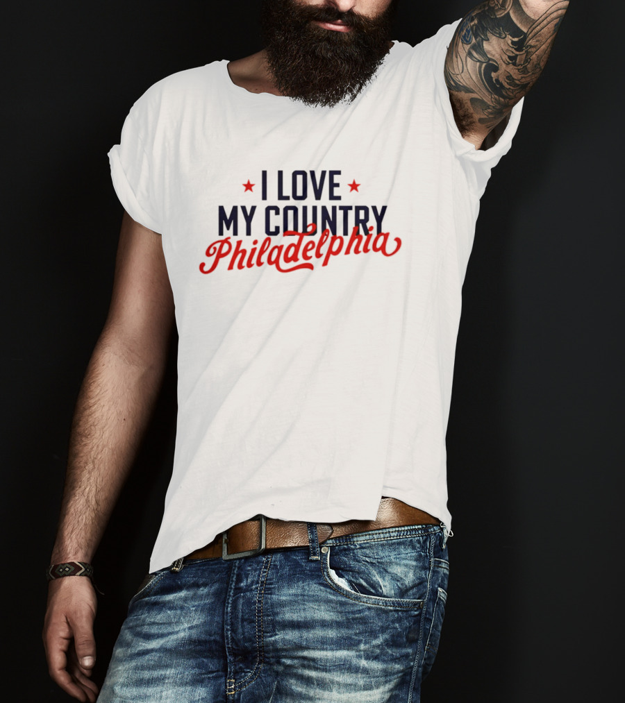 I Love My Country Philadelphia Stars T-Shirt