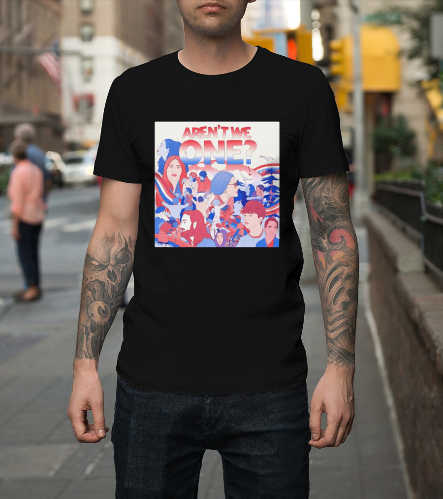 Aren't We One Colorful Community Unity Celebration T-Shirt