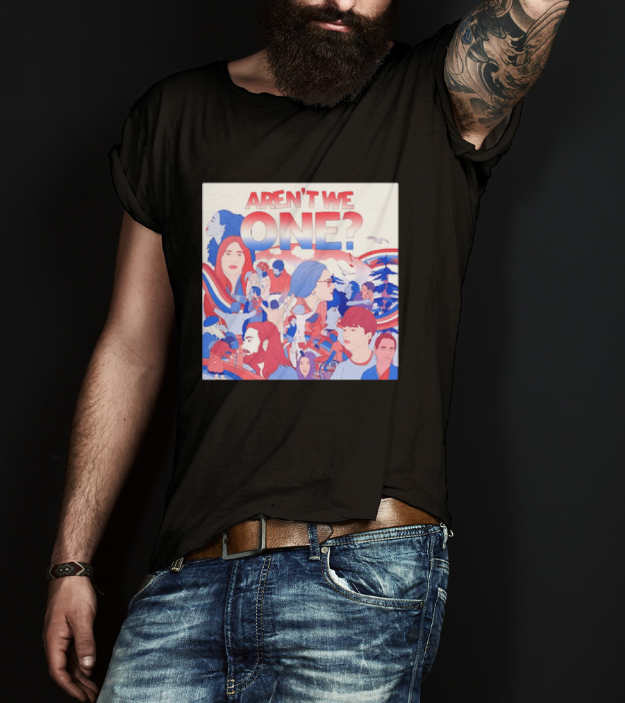 Aren't We One Colorful Community Unity Celebration T-Shirt