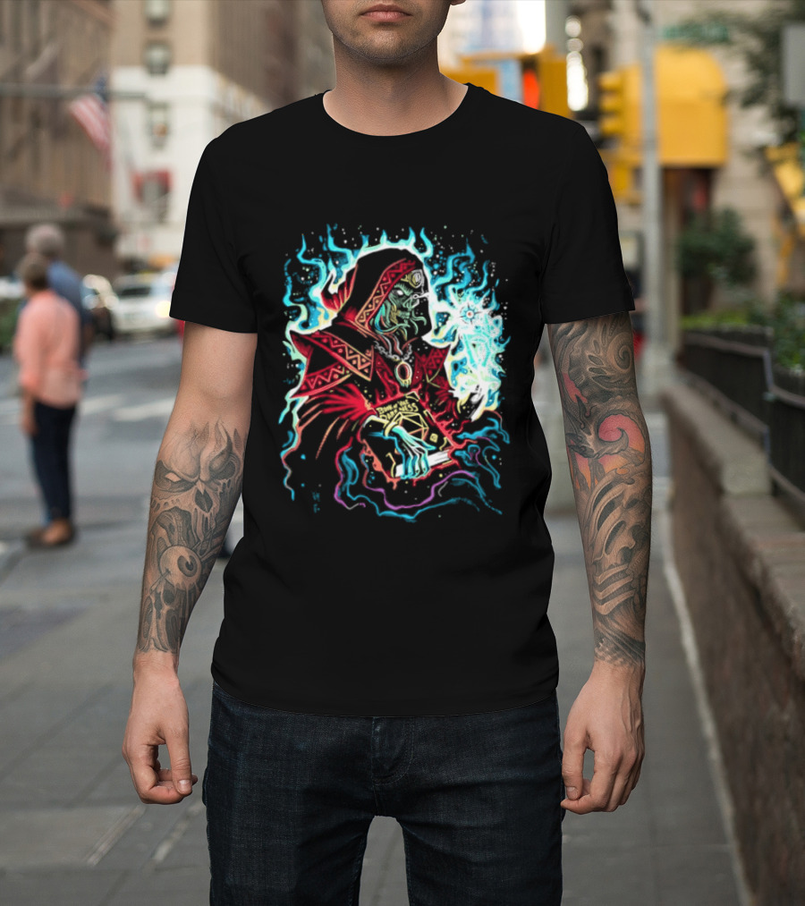 Lich Wizard Dungeons And Dragons Book Of Vile Darkness Tabletop Gaming Magic T-Shirt