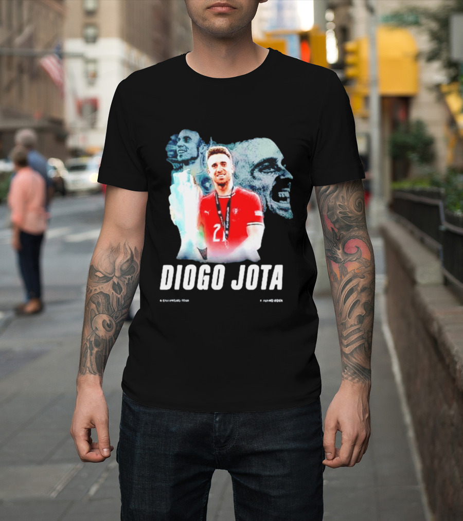 Diogo Jota Portugal No 21 Legends Football Player T-Shirt