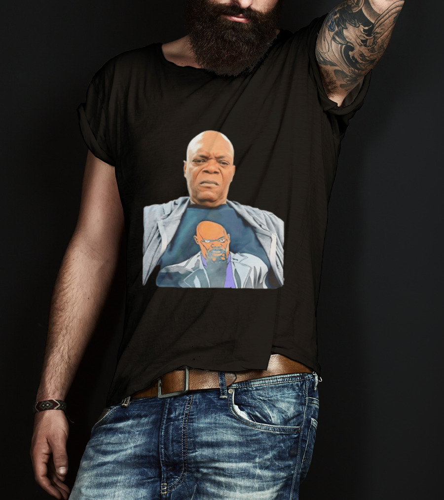 Samuel L Jackson Nick Fury Marvel Cinematic Universe Marvel Studios T-Shirt