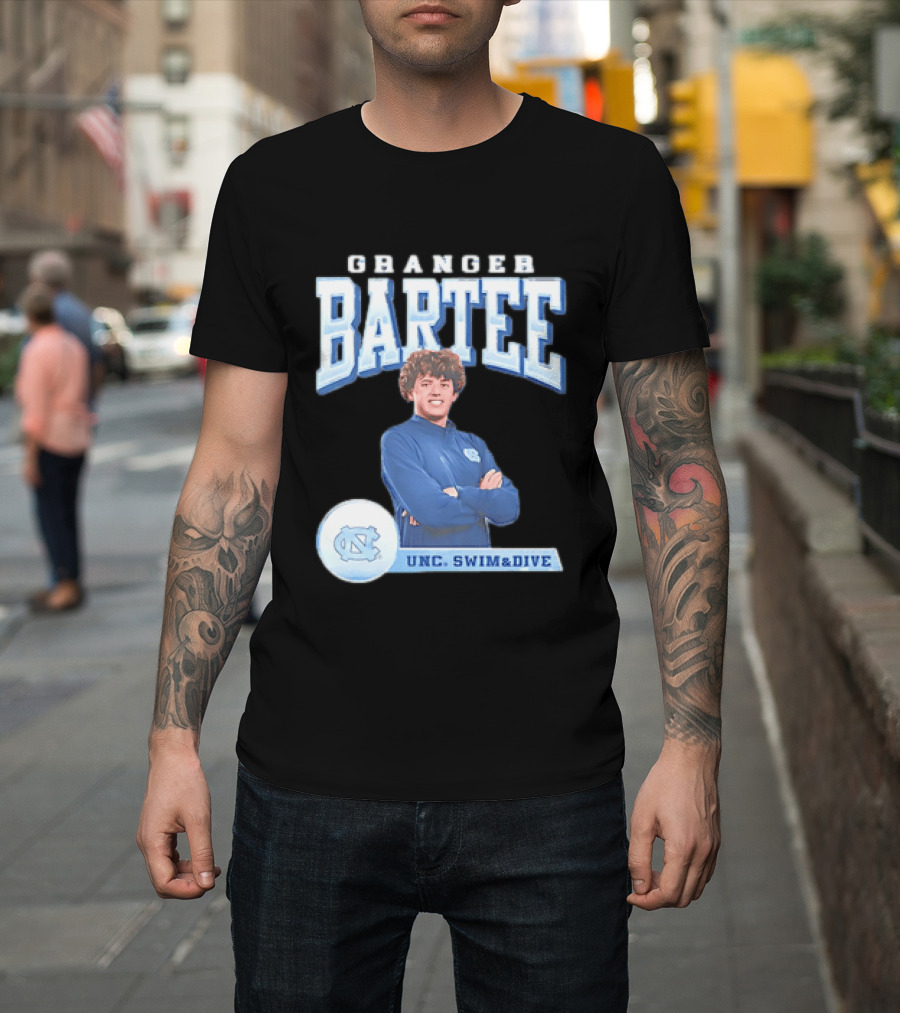 Granger Bartee UNC Swim & Dive North Carolina Tar Heels T-Shirt