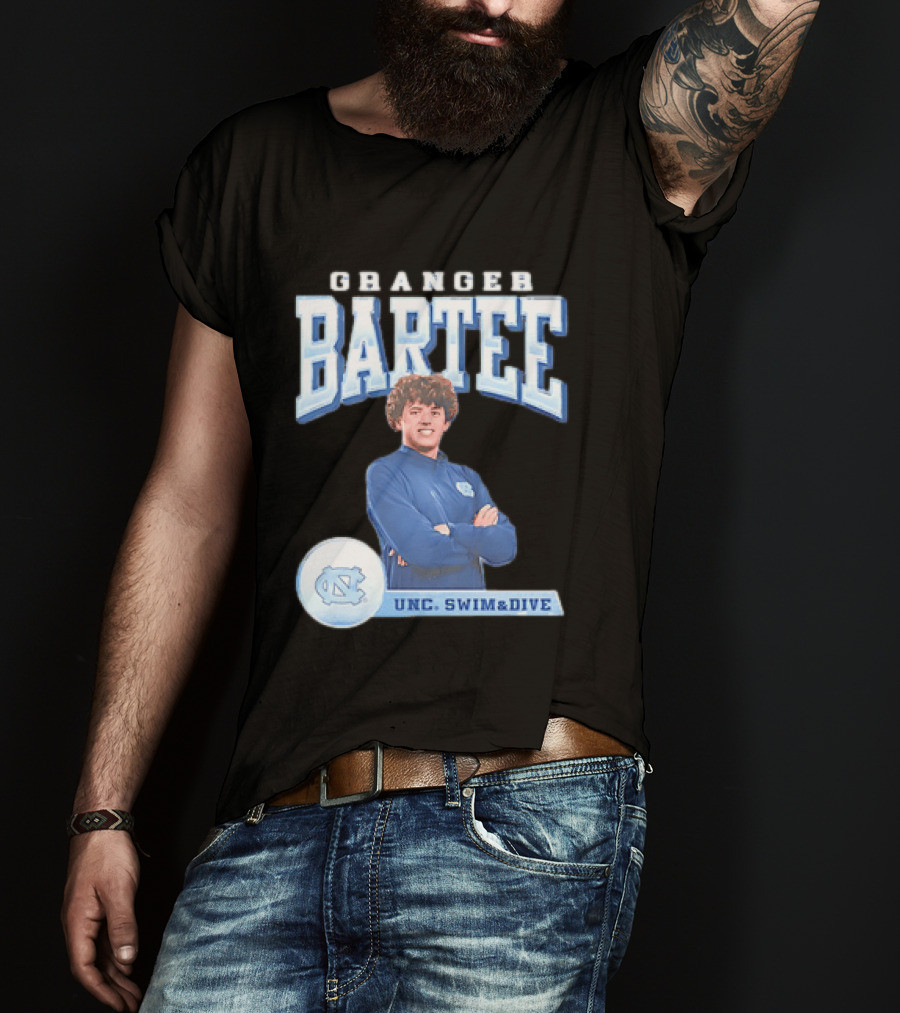 Granger Bartee UNC Swim & Dive North Carolina Tar Heels T-Shirt