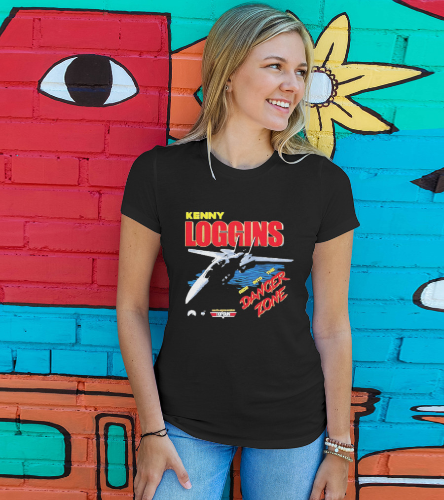 Kenny Loggins Ride Into The Danger Zone Top Gun Original Soundtrack T-Shirt