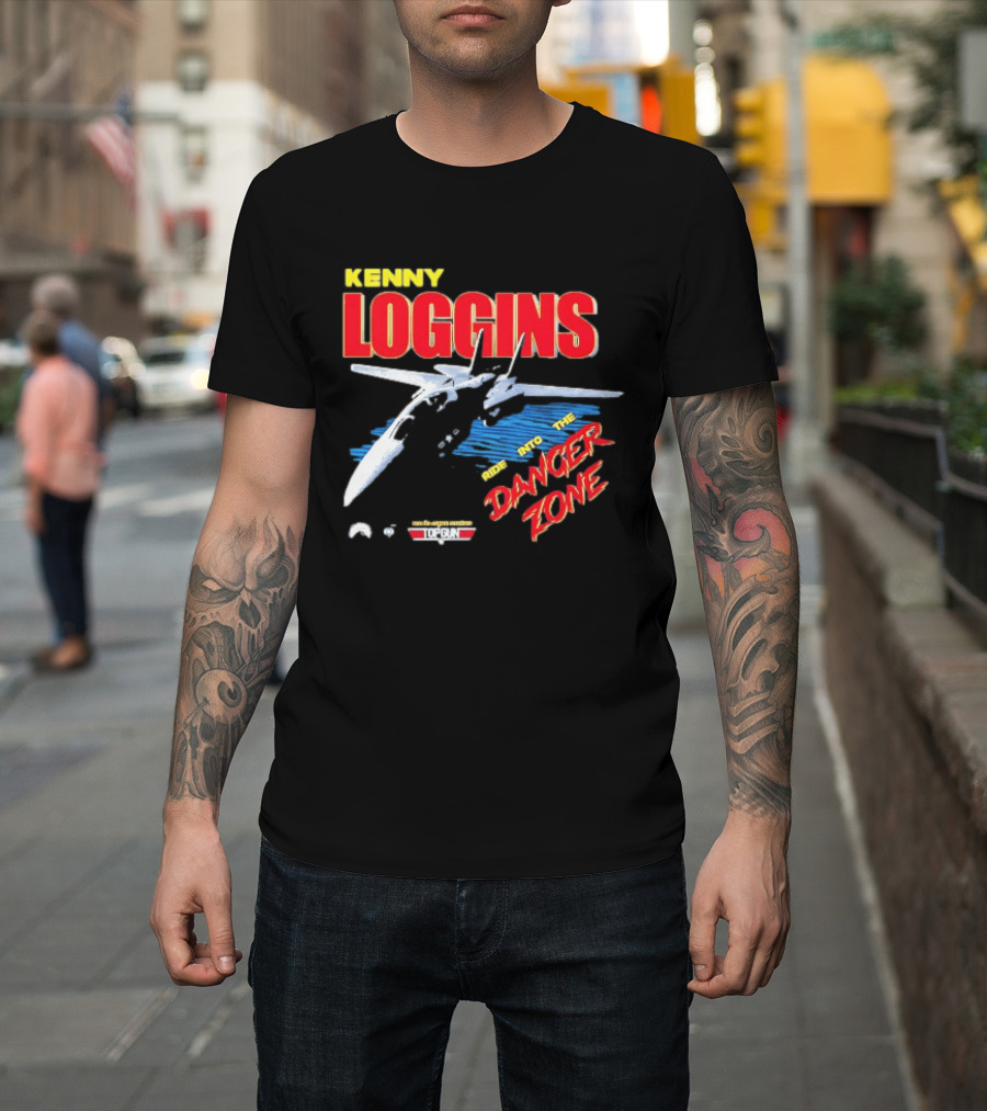 Kenny Loggins Ride Into The Danger Zone Top Gun Original Soundtrack T-Shirt